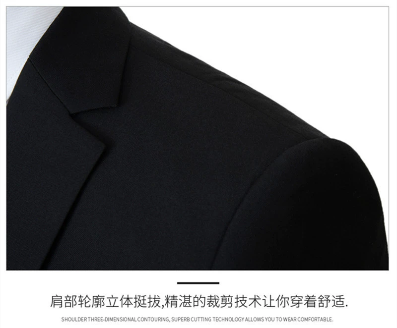 Bộ đồ vest nam XL chất béo chuyên nghiệp ăn mặc béo Chất béo công sở phù hợp với chú rể váy rộng vest cưới