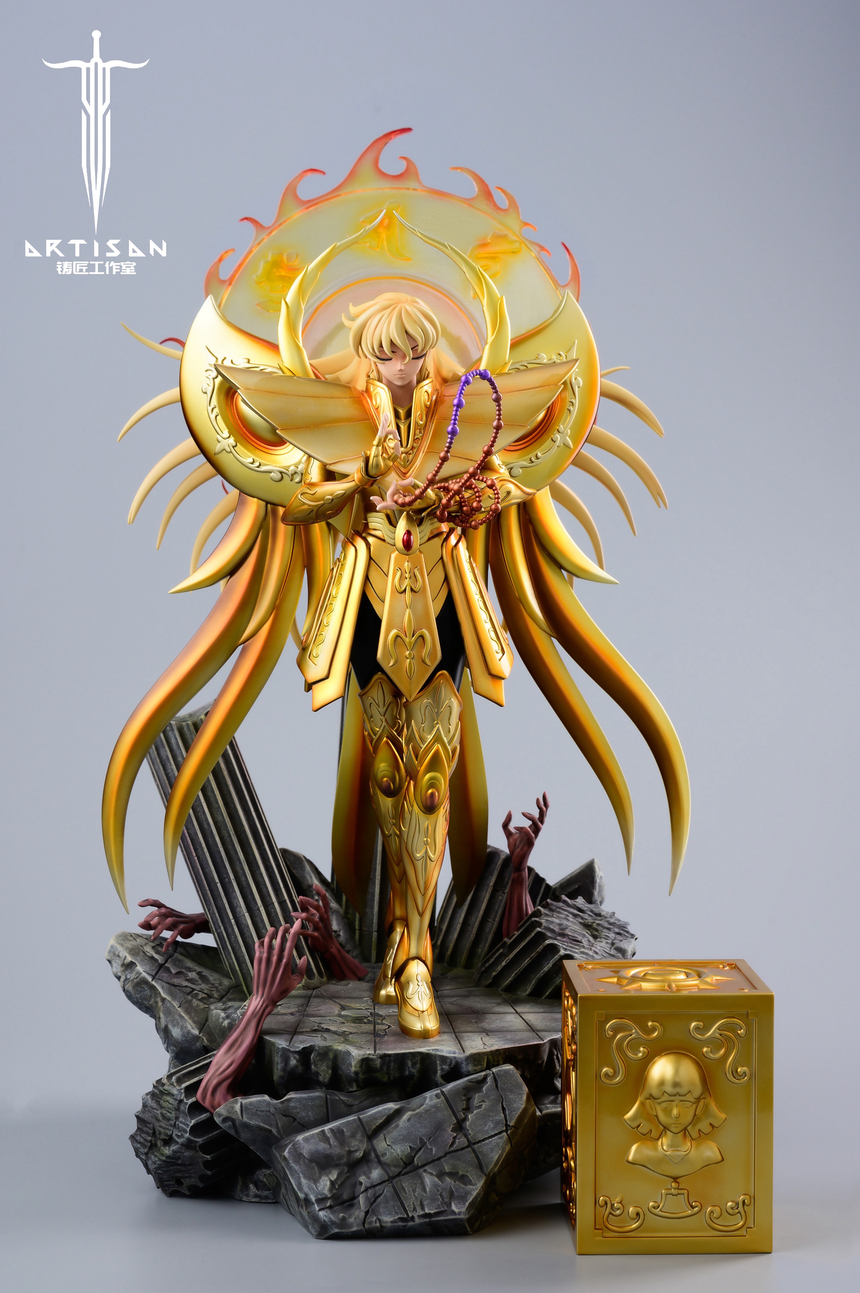 Saint Seiya Lost Canvas Virgo Shaka 1/6 Statue Artisan In