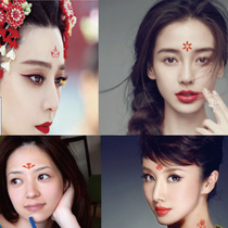 Little fresh sexy ice and the amount of tetrodine red mole lotus red eyebrow tattooed and persistent waterproof W060