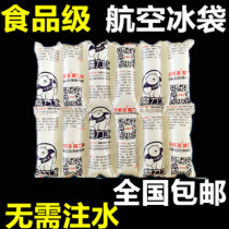 12 Long grid aviation special ice bag biological ice pack food fruit Seafood Express fresh insulation refrigerated dry ice bag