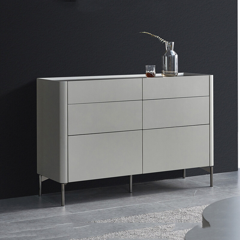 Italian minimalist slate dining cabinet living room Nordic dining room storage cabinet modern minimalist storage against the wall porch cabinet