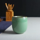 Longquan Kiln Ceramic Cup Кунг -фу чайная чашка Longquan Celadon Персонализированная домашняя чашка водяной чашки мастер чашки офиса