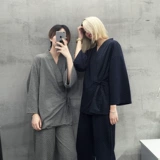 Зимняя хлопковая японская пижама, комфортный комплект