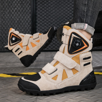 Cycling boots motorcycle breathable mesh off-road mens and womens non-slip windproof rally motorcycle equipment spring and summer cycling shoes