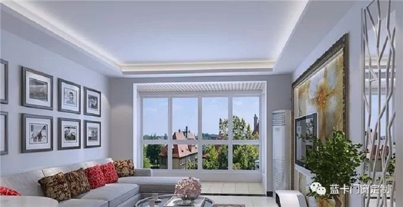 blue card insulation broken bridge aluminum 72T ping kai shang xuan window