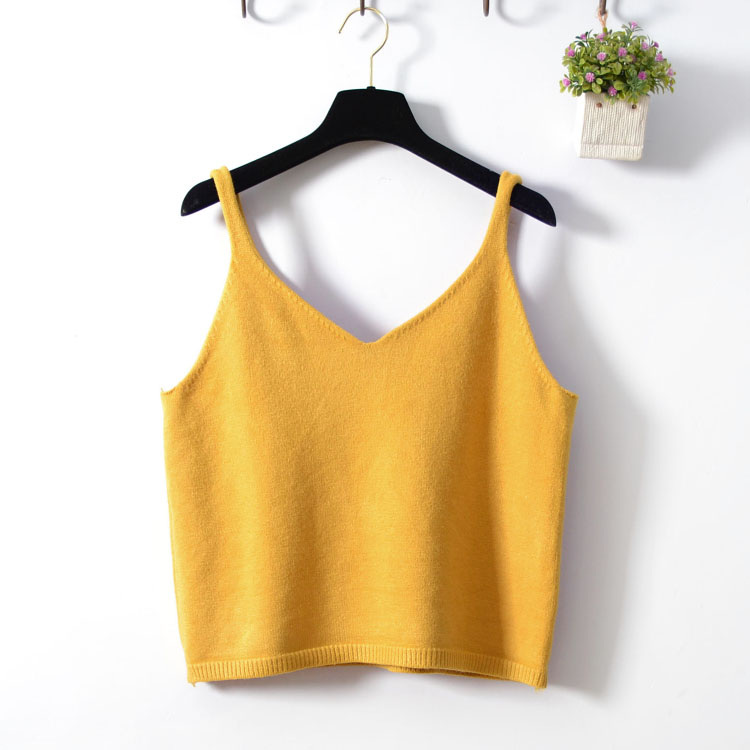 Mùa xuân và mùa thu mới của phụ nữ ngắn vest vest thời trang ngọt ngào đan áo len của phụ nữ hoang dã áo len lỏng lẻo áo khoác nữ cao cấp