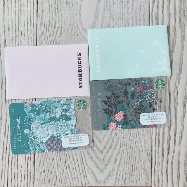 Starbucks starbucks Korea Starbucks Card Lilly Card 17 Annual Qualifies Group No Voucher Money Empty Card Collection