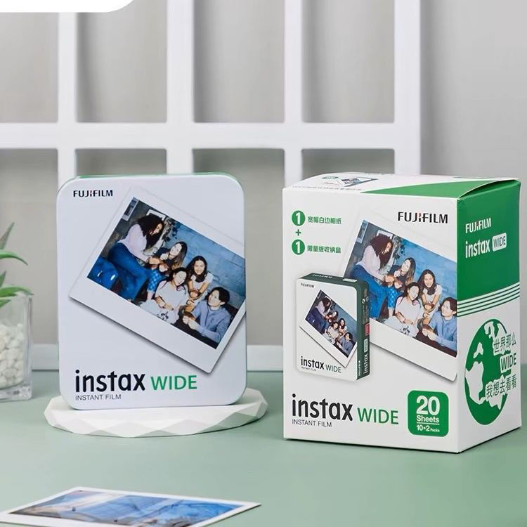 Fujifilm Instax Wide Format Photo Paper 5inch White Border Photo Paper Instax Wide Film Evo Universal