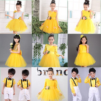 Boy and girl puffy kindergarten girl dance performances choir dress recited 61 primary and secondary school dress