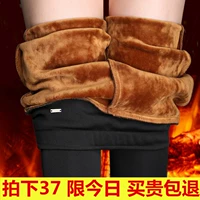 2018 mới thu đông mẹ legging nữ cộng với nhung dày mặc ấm eo cao co giãn chân quần cỡ lớn mẫu áo sơ mi nữ đẹp