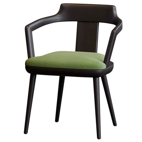 MOREDUO/Итальянский минималистичный письменный стол и стул Tilly, кресло из цельного дерева, тканевый одиночный стул, современный скандинавский стиль