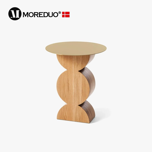 Медуо/Итальянский скандинавский кофе с твердым древесином Constantin Table Living Room маленький круглый столик