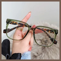 Корейская версия GM Glasses Dion, та же самая ретро -ретро -каркас -близость -женщины, модные анти -блюдные световые зеркало мужчины