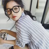 Xiaofugui pan -sase model gaceles рамки женская корейская версия Tide net Red Black Rame Restro Round Face Big Frame