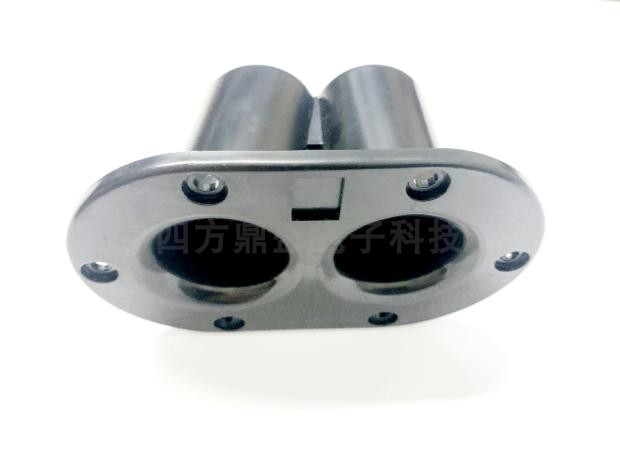 Sound Box Plastic Base Double Hole Plastic Base ABS Thickened Speaker Base Speaker Wooden Box Accessories