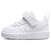Nike Nike official boys and girls COURT BOROUGH baby and childrens sports shoes Velcro autumn DV5458