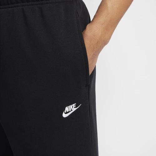 Nike, мягкие штаны, французский стиль, свободный прямой крой, с вышивкой