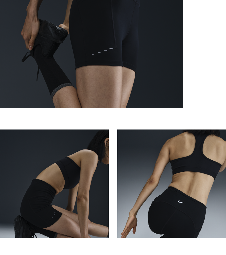 Бег брюки 耐克女子速干 干紧身跑步短裤高腰口袋反光运动裤nike swift hj2259