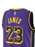 Nike Jordan Los Angeles Lakers мужской дышащий американский трикотаж быстросохнущий JORDAN NBA DO9530
