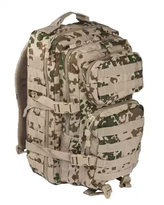 German Mil-tec desert spotted camouflage tactical assault camping hiking Army fans attack patrol shoulder bag