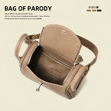 Bag of parody Портативная сумка через плечо, подушка, из натуральной кожи