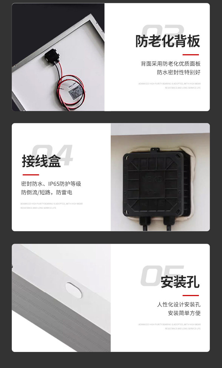 Солнечный модуль 太阳能光伏发电板6v18v36v45v工程并网离网路灯家用监控户外照明 OTHER