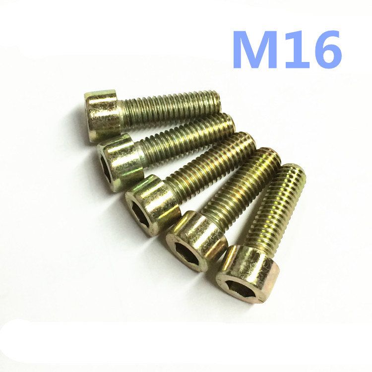 GB70 8 8 color zinc inner hexagon M16*85 90 95 100 110 120 130 140 150 160