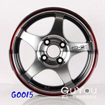 14-inch 15-inch five-pillar OZ bright set red edge modified aluminum wheels F0 panda MG3 Yuexiang K2 Rena N5 Swift