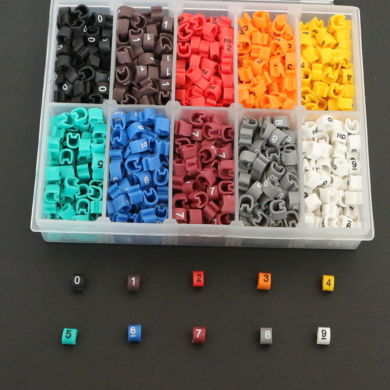 Electrician full cut number line number tube EC-0 5 0 75 1 0 1 5 2 5-10 square 10 grid value set