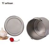 Титановый мастерство в кемпинге Prot Pure Titanium Syster Soup Soup Port Портативный легкий горшок 0,9 л. Пикник TA8316