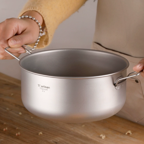 Титановый ремесленник 8520 открытый лагерь Pure Titanium Soup Port Picnic для пикника для пикника для пикника для пикника для пикника для пикника.