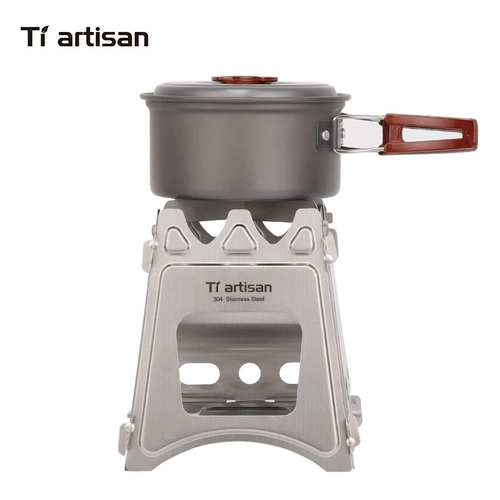 Портативная карта с дровами на открытом воздухе 304 Плита для рыбалки из нержавеющей стали Плита Прята Прямое пламен