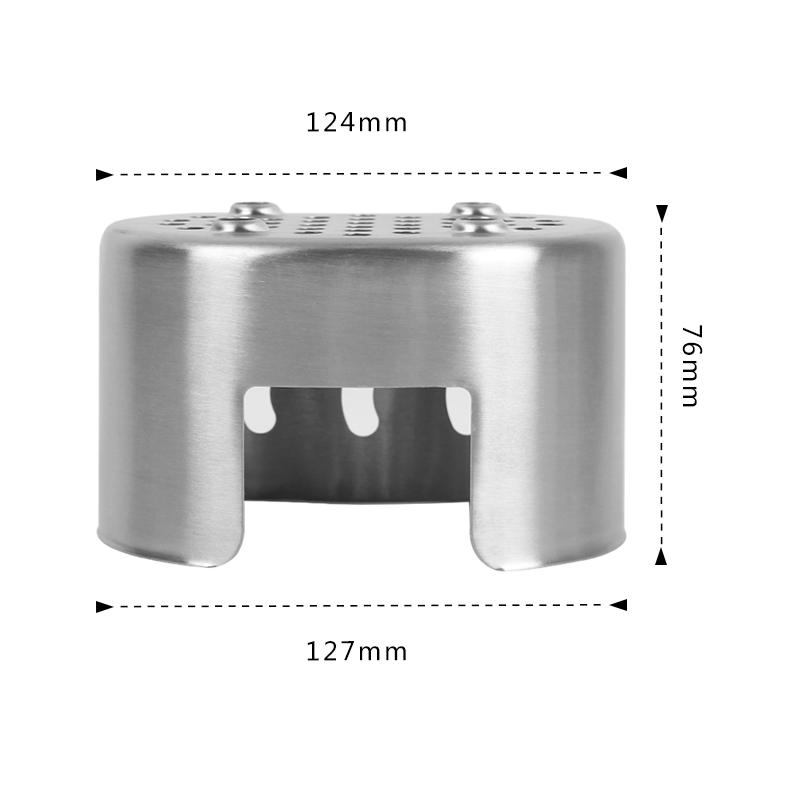 Titanium craftsman stainless steel U.S. military version of the wood stove corrosion-resistant high temperature portable portable one-piece wood stove WS032