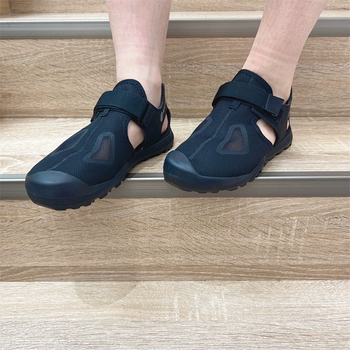 Adidas, летняя детская спортивная сумка подходит для мужчин и женщин, босоножки, подходит для подростков, закрытый носок, мягкая подошва