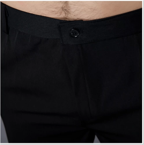 Рабочие черные штаны подходит для мужчин и женщин для работы для отдыха, свободный прямой крой