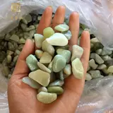 Нефритовое зерновое нефритовое каллинг -камень Пот. Парие на пару материал Дандонг зеленый галька сауна клык с каменной тарелкой бань 500 г