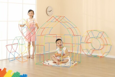 The straw building blocks-Taobao