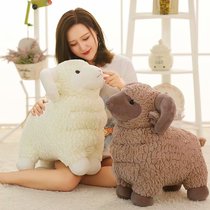 Plush toys Simulation sheep doll Cute adorable doll Birthday gift Childrens playmate Alpaca ragdoll