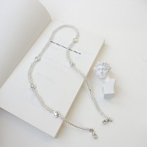 Childrens mask chain student necklace anti-loss acrylic ins same style belt Korean version halter neck adjustable color glasses