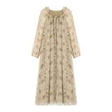 Ретро осенний лонгслив, платье, длинная юбка, китайский стиль, облегающий крой