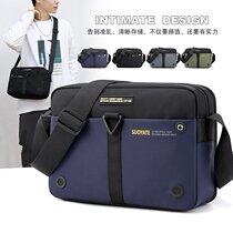 Oxford Cloth Man Bag Single Shoulder Inclined Satchel Bag Han Edition Large Capacity Multi-Pocket Men Cross Pack Business Casual Travel Backpack