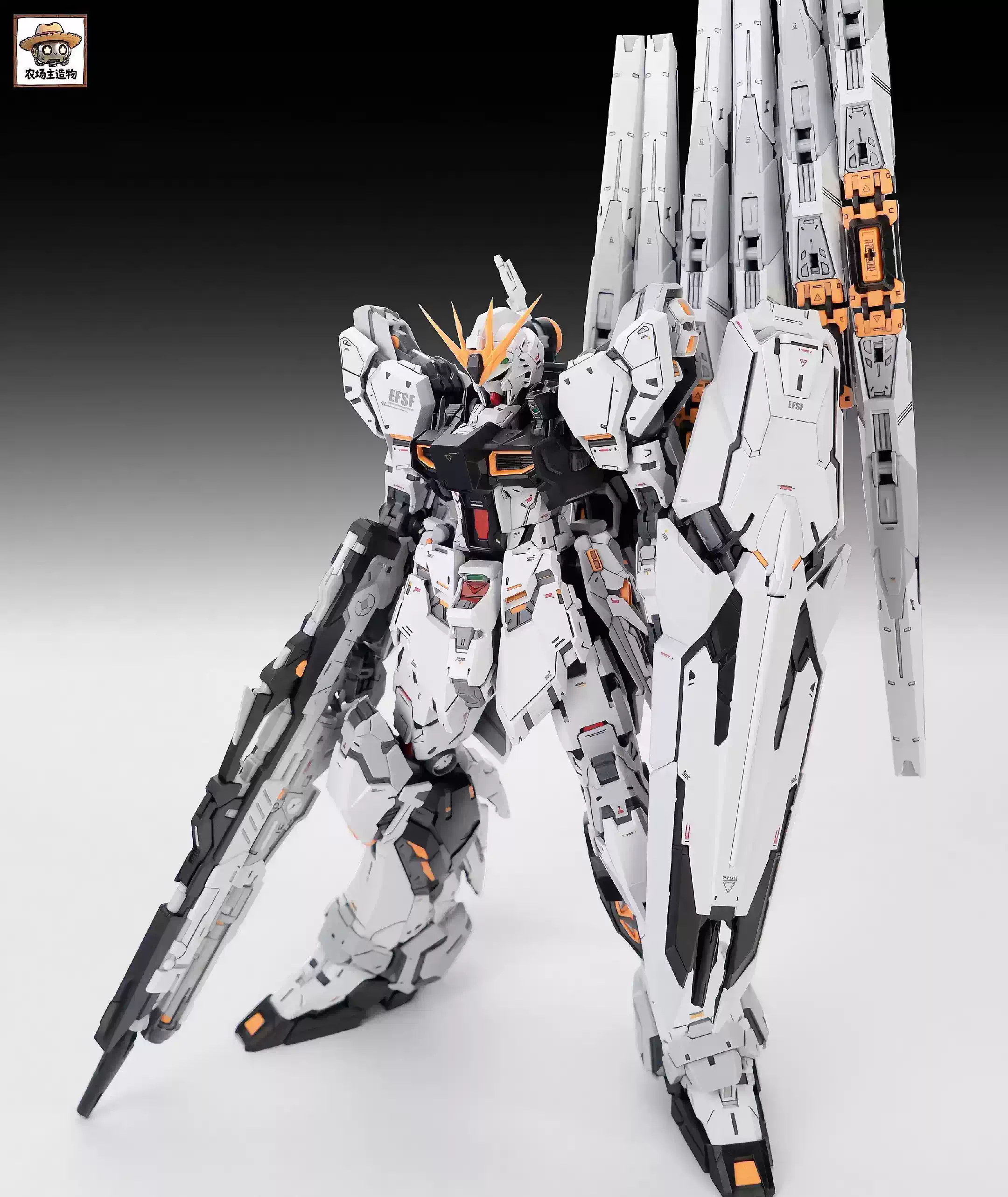 现货长龙7701暮光白MGEX强袭自由涂装钛白限定MG1/100拼装模型-淘宝
