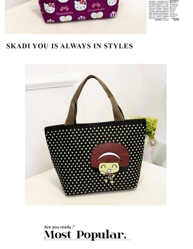 Nylon dây kéo không thấm nước túi nhỏ trẻ Xác Ướp túi túi xách tay nhỏ trung niên lady hàng tạp hóa mua sắm điện thoại di động đồng xu ví shop balo nữ