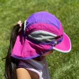 США в воскресенье днем ​​детские солнцезащитные кремы для солнца Спортивная шляпа Ушная шапка разборка 2 и 1