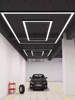 Car Wash and Detailing Station Lighting, Film Application Shop, Dust-Free Workshop, Backlit Ceiling Lights, Led Lights, Nine-Grid System