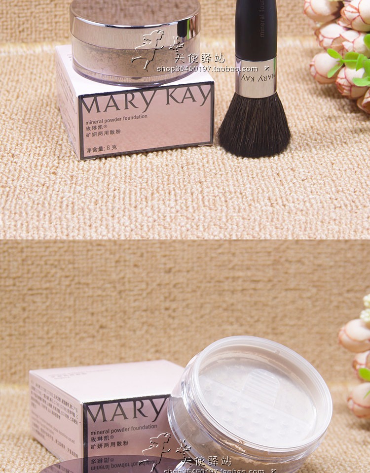 Mary Kay Mine Sử dụng hai lần bột lỏng mật ong phấn trang điểm làm sáng màu da che khuyết điểm lâu trôi không thấm nước kiểm soát dầu chính hãng - Quyền lực phấn phủ missha
