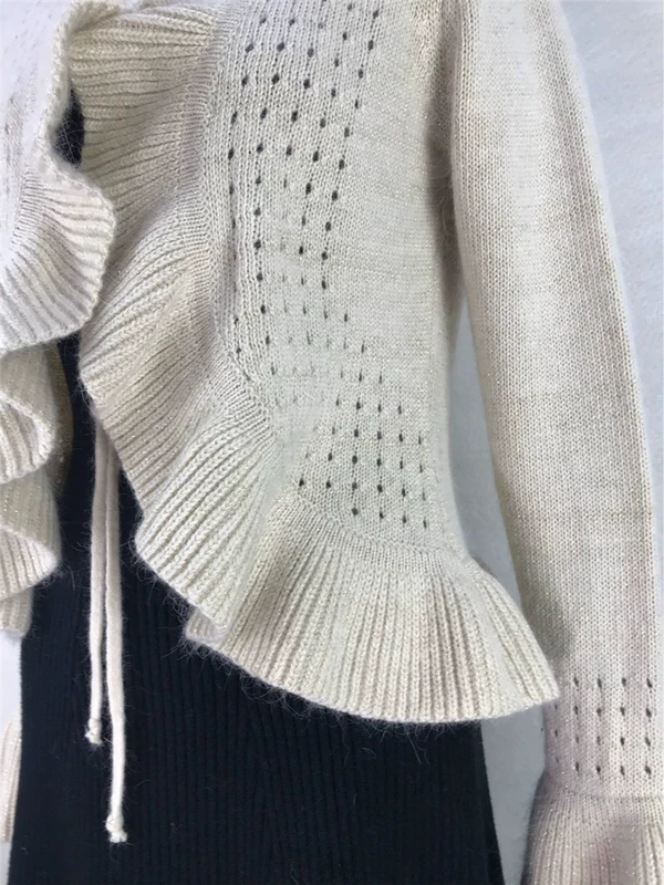 Sê-ri nữ "Lolita" xù lông thỏ lông cardigan hoang dã JIHOO