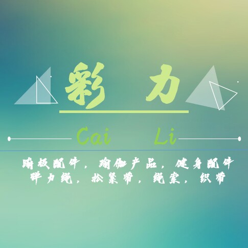 彩力蹦极健身配件的LOGO
