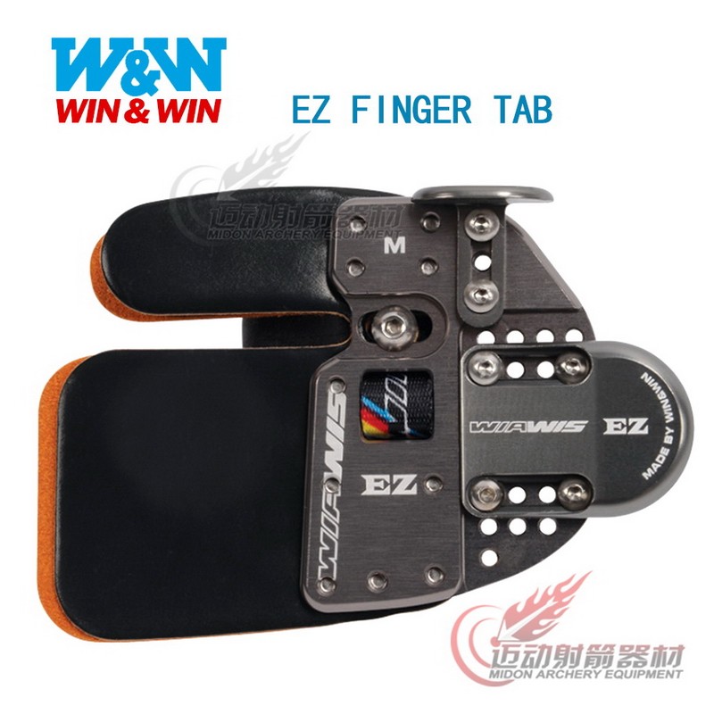 Win-win EZ Finger Guard Anti Trarch Competitive Archery for South Korea Imports Horse Hip Leather Adjustable Competitive Archery Guard