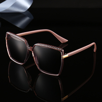 New sunglasses womens fashion wild sunglasses trend retro diamonds can be matched with myopia net red street shooting driving travel